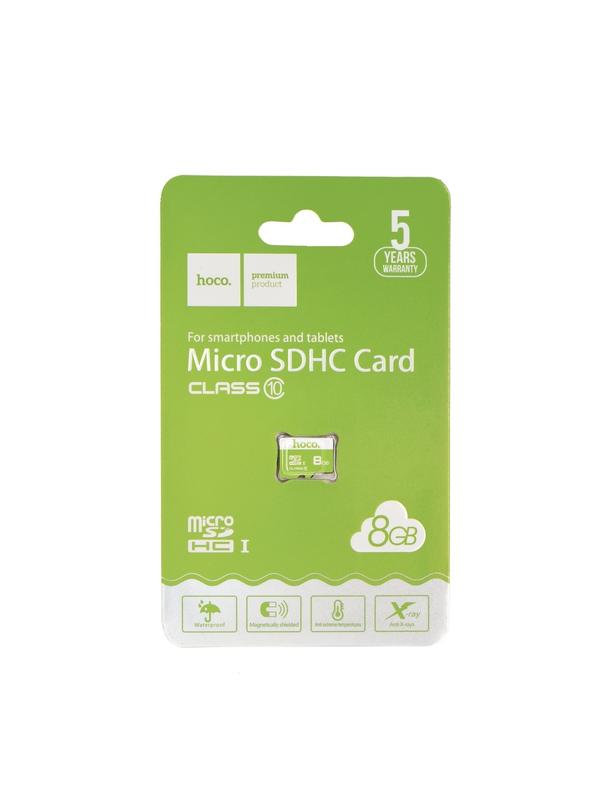 Karta microSD 8GB class 10 Hoco zielona