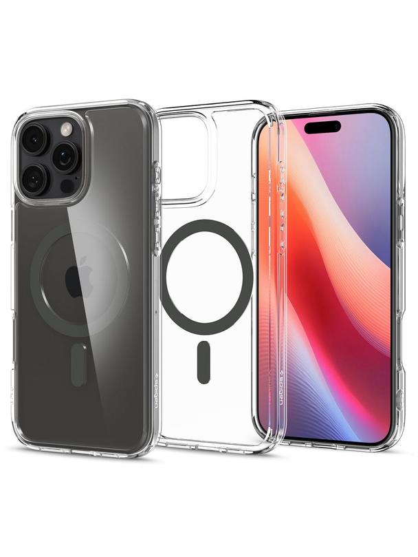 SPIGEN futerał ULTRA HYBRID MAG kompatybilny z MagSafe do IPHONE 16 Pro graphite