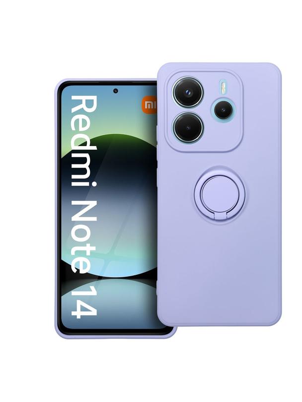 Futerał SILICONE RING do XIAOMI Redmi Note 14 5G fioletowy
