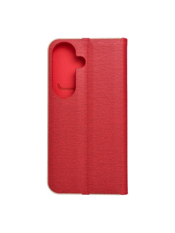 Kabura LUNA Book Gold do SAMSUNG S26 czerwony