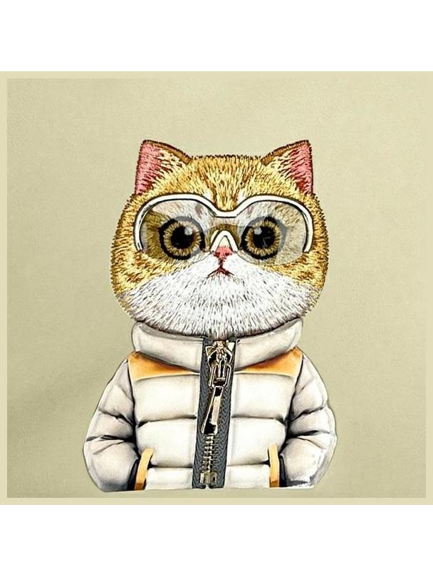 NIMMY nerka na ramię COOL&CUTE 2.0 Cat khaki