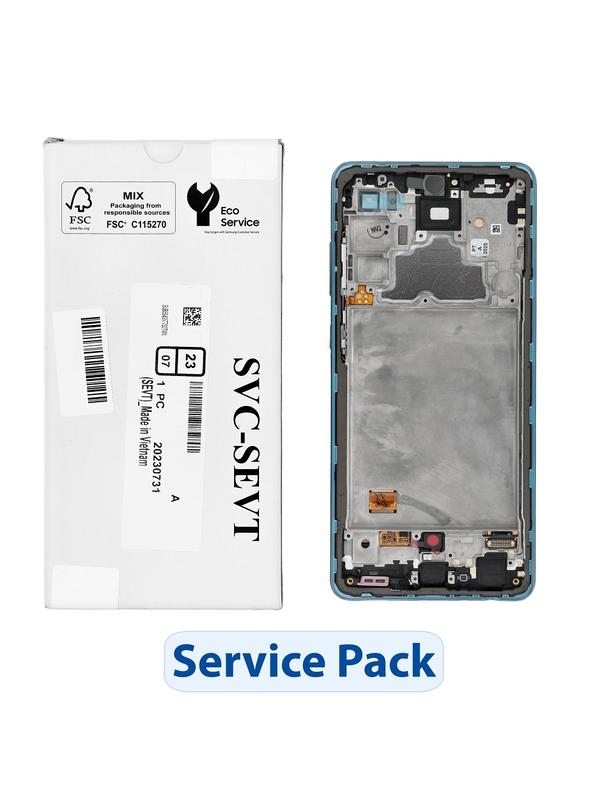 ServicePack Wyświetlacz LCD do SAMSUNG A72 A725F
GH82-25460B Blue