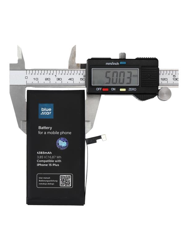 Bateria do iPhone 15 PLUS 4383 mAh Blue Star HQ