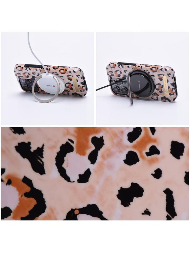 Etui na iPhone 14 Forcell F-Protect Mirage zgodny z MagSafe wild panther