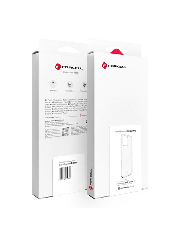 Etui na iPhone 13 PRO MAX Forcell F-Protect Long Lasting transparentne