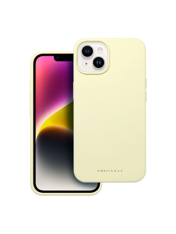 ROAR futerał CLOUD SKIN do IPHONE 14 Jasnożółty