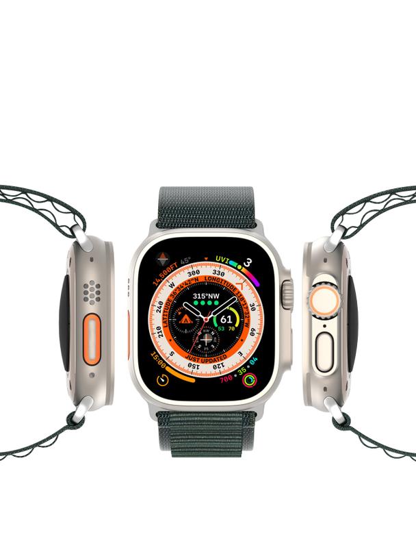 DUX DUCIS pasek GS nylonowy do Apple Watch 42 / 44 / 45 / 49 mm zielony
