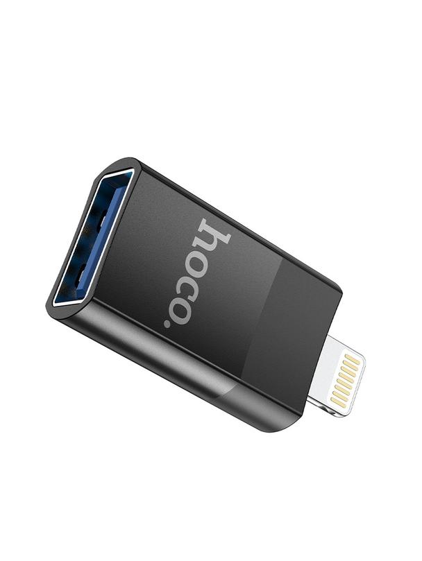 Adapter OTG USB A do Lightning Hoco UA17 czarny