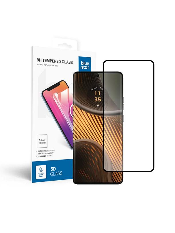 Szkło hartowane do Motorola Edge 50 ULTRA Blue Star 5D czarne