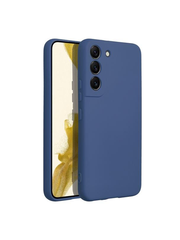 Futerał SILICONE do SAMSUNG S22 niebieski