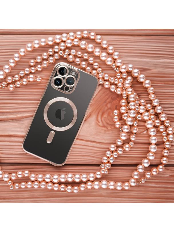 Futerał ELECTRO MAG COVER kompatybilny z MagSafe do IPHONE 16 brązowy