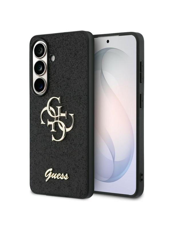 GUESS futerał do SAMSUNG S26 GUHCS26SHG4SGK (Fixed Glitter 4G Big Metal Logo) czarny