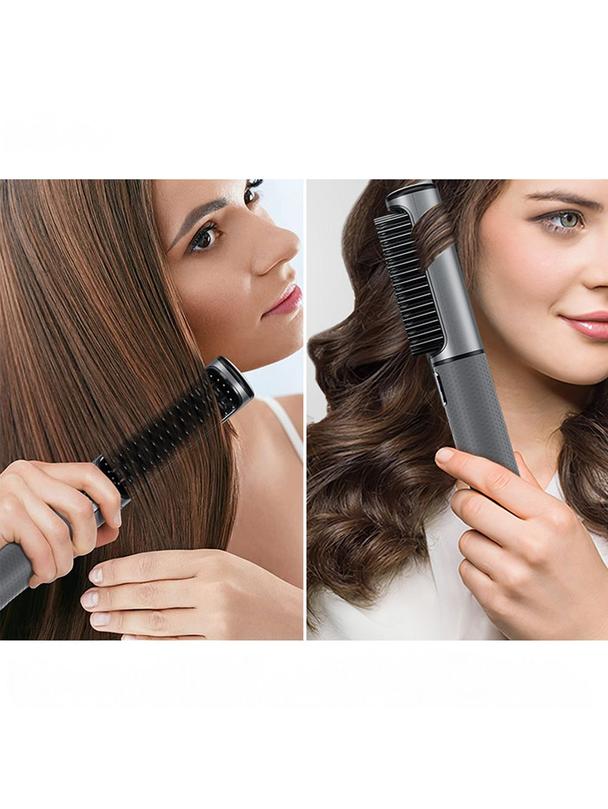 Lokówko - prostownica do włosów Hoco 2w1 DAR34 szara