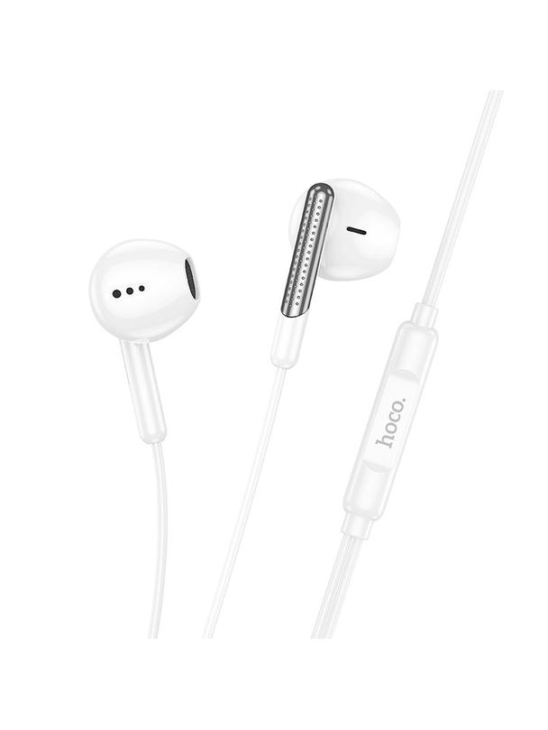 EOL Słuchawki przewodowe douszne USB C Hoco M123 białe