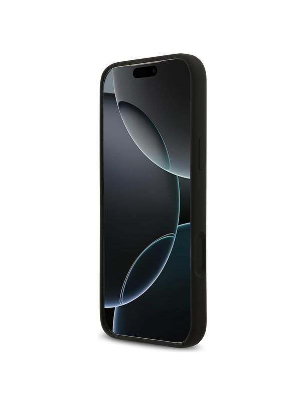 GUESS futerał do IPHONE 17 Pro Max GUHCP17XSC4GSMK (Silicone W/ Big 4G Script) czarny