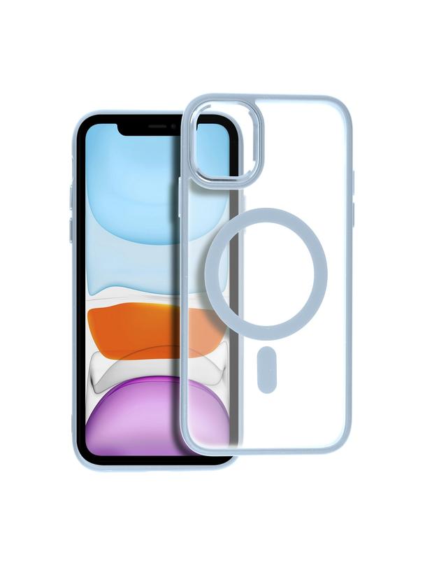 Futerał MATTE MAG COVER kompatybilny z MagSafe do IPHONE 11 niebieski