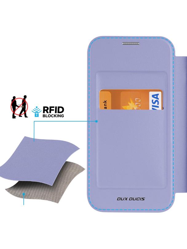 DUX DUCIS kabura SKIN X PRO kompatybilna z MagSafe do IPHONE 15 Plus fioletowa