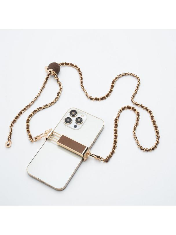 Łańcuch / Smycz z uchwytem GLAMOUR wszystkie modele max 80mm szer. BRĄZOWY