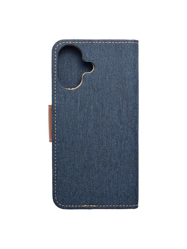 Etui na IPHONE 16 Canvas Book granatowe