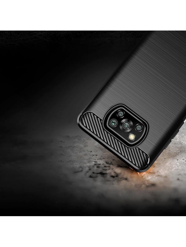 Futerał CARBON do XIAOMI POCO X3 czarny