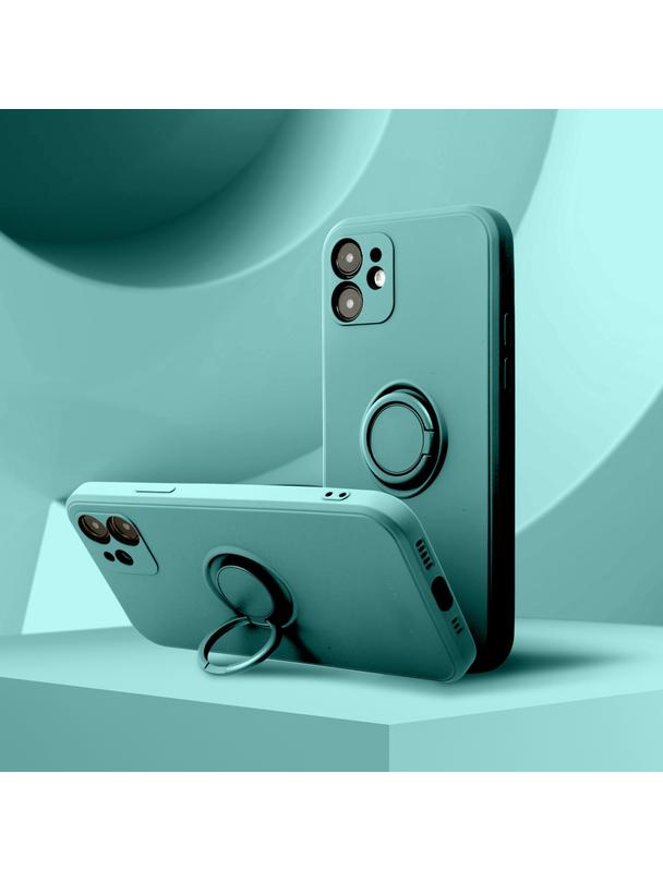 Futerał SILICONE RING do SAMSUNG A54 5G zielony