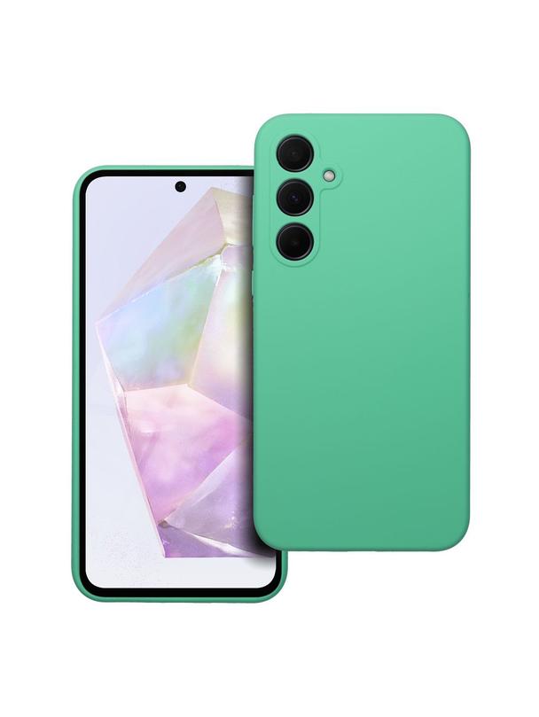 Futerał SILICONE 2mm do SAMSUNG A35 5G miętowy
