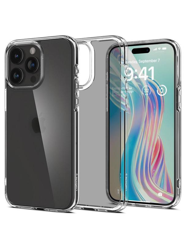 SPIGEN futerał ULTRA HYBRID do IPHONE 15 Pro frost clear