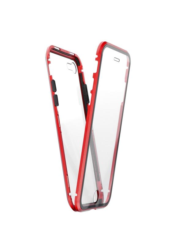 Futerał MAGNETO 360 do SAMSUNG S21 Plus czerwony