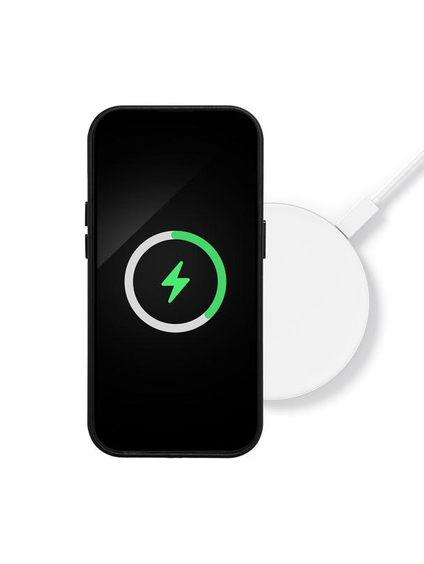 Futerał LEATHER MAG COVER kompatybilny z MagSafe do IPHONE 11 czarny