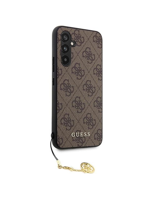 GUESS futerał do SAMSUNG A54 GUHCSA54GF4GBR (4G Charms Collection) brązowy