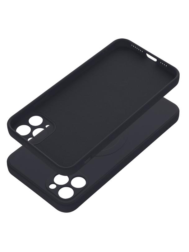 Futerał SILICONE MAG COVER kompatybilny z MagSafe do IPHONE 11 Pro Max czarny