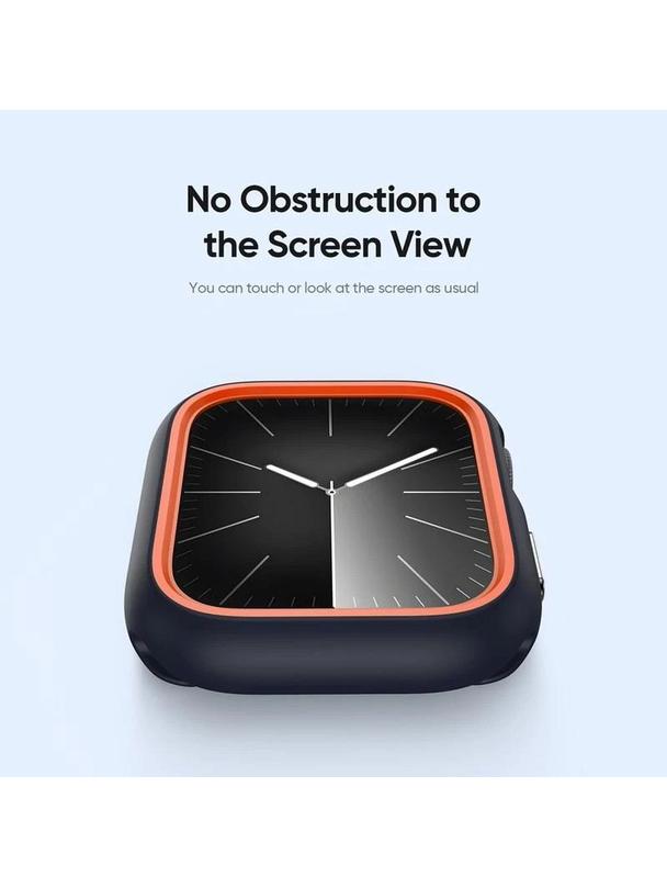 DUX DUCIS futerał BAMO do Apple Watch serii 10 46 mm czarno pomarańczowy