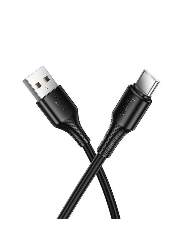 Kabel USB A do USB C Hoco 3A 1 m X120 czarny