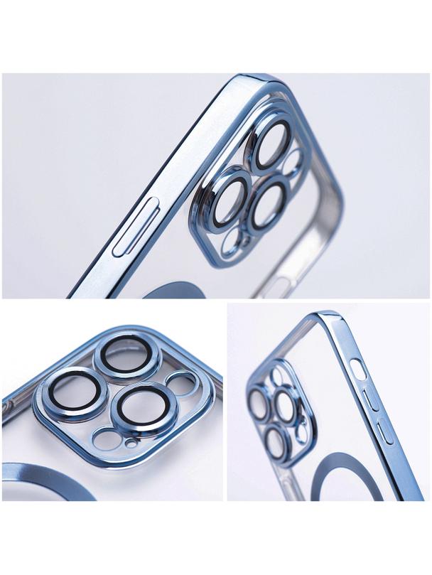 Futerał ELECTRO MAG COVER kompatybilny z MagSafe do SAMSUNG A37 tytanowy niebieski