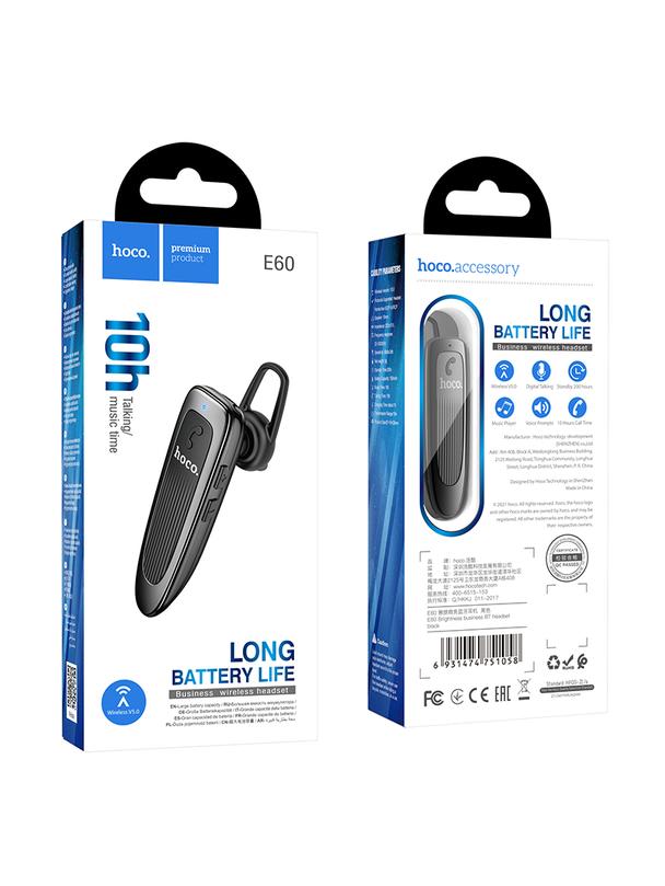 Słuchawka bluetooth Hoco E60 czarna