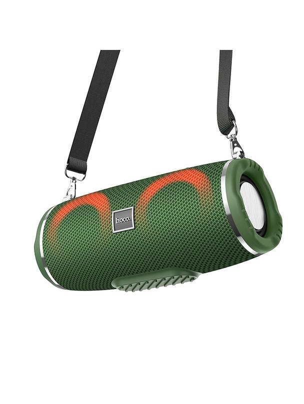 Głośnik bluetooth LED 2 x 5W 2h Hoco HC12 zielony
