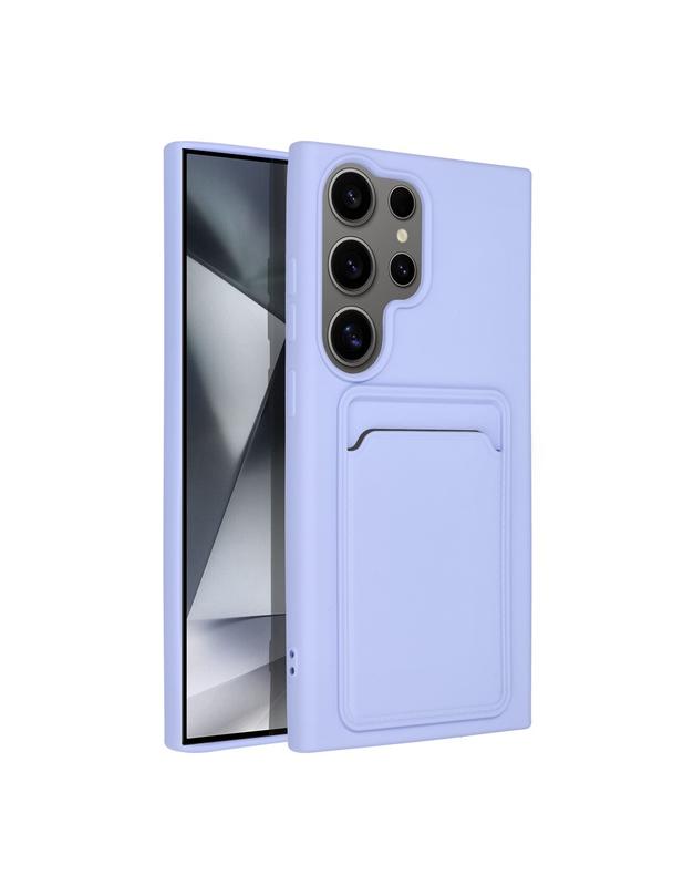 Futerał CARD CASE do SAMSUNG S24 Ultra fioletowy