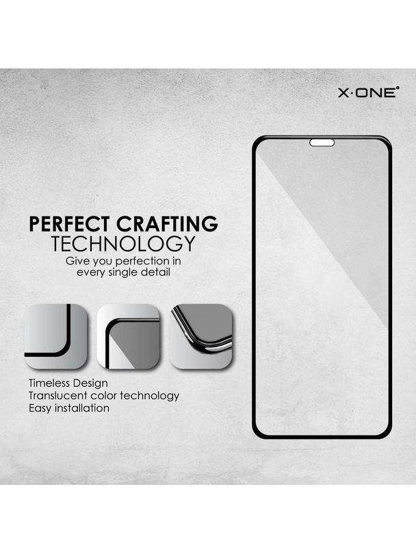Szkło hartowane X-ONE 3D - do iPhone X/Xs czarny