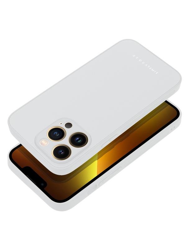 ROAR futerał MATTE GLASS do IPHONE XS stalowy