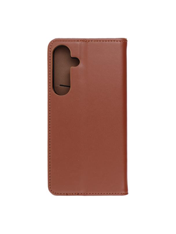 Kabura SMART PRO Book skórzana do SAMSUNG S25 Plus brązowy