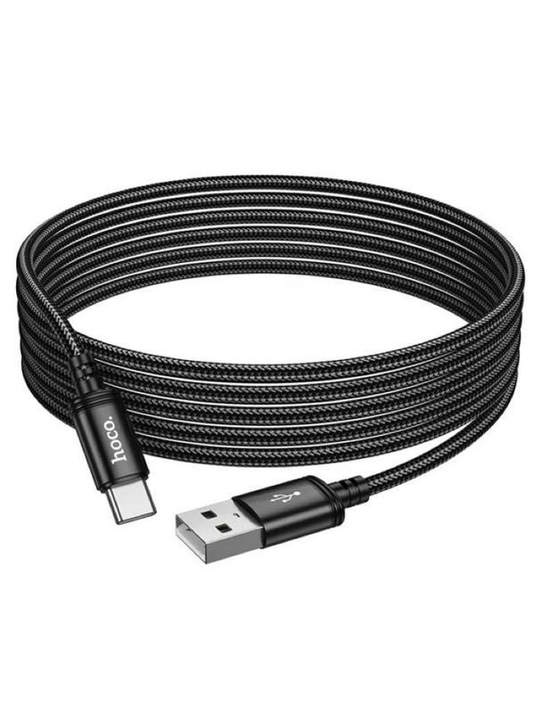 Kabel USB A do USB C Hoco 3A 3 m X91 czarny