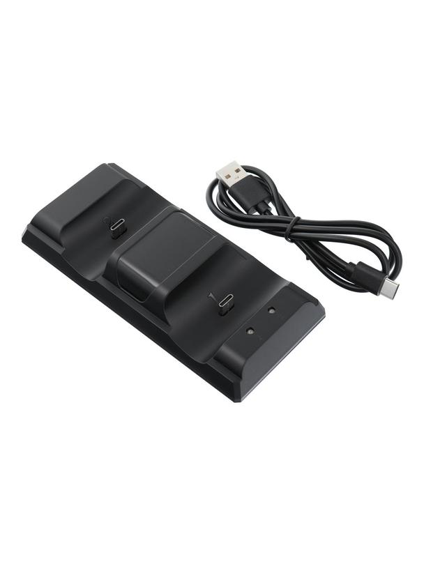 Podwójna stacja ładująca do padów PS5 P201 czarna