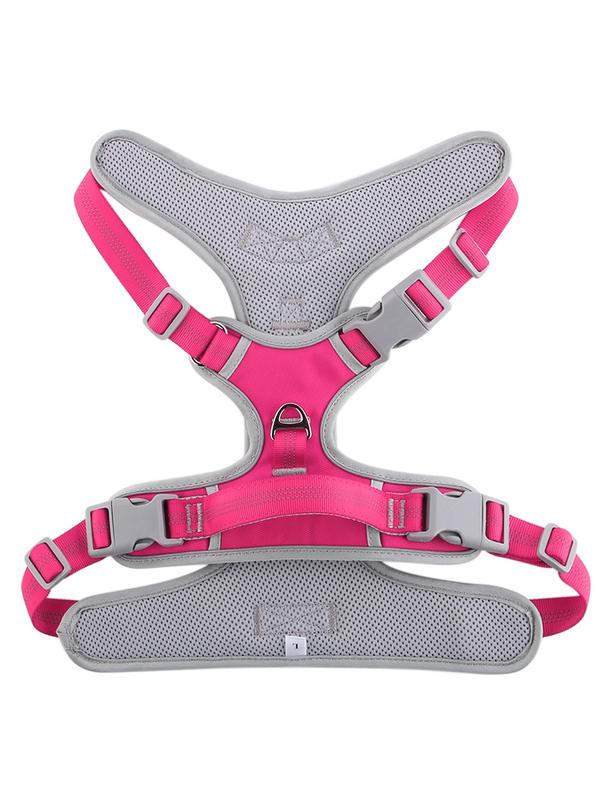 Szelki dla psa OXFORD B rozmiar M różowo szare