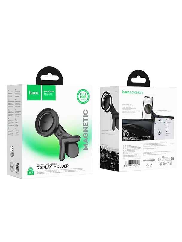 Uchwyt na telefon do samochodu magnetyczny Hoco do deski H57 czarny