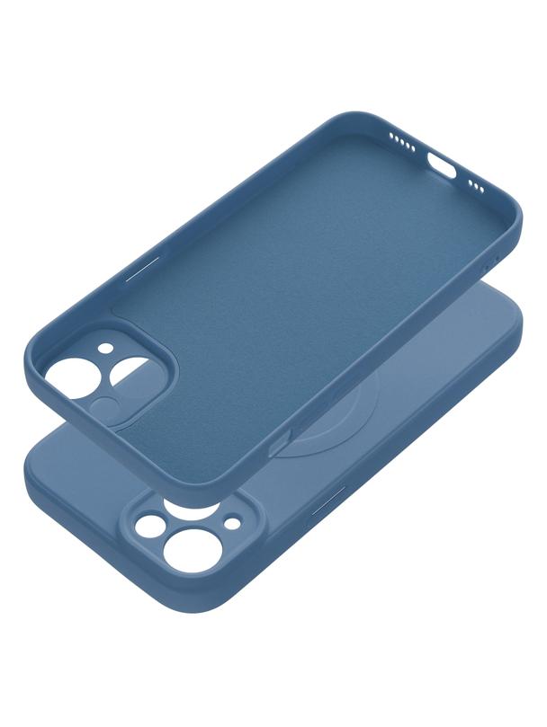 Futerał SILICONE MAG COVER kompatybilny z MagSafe do IPHONE 14 niebieski