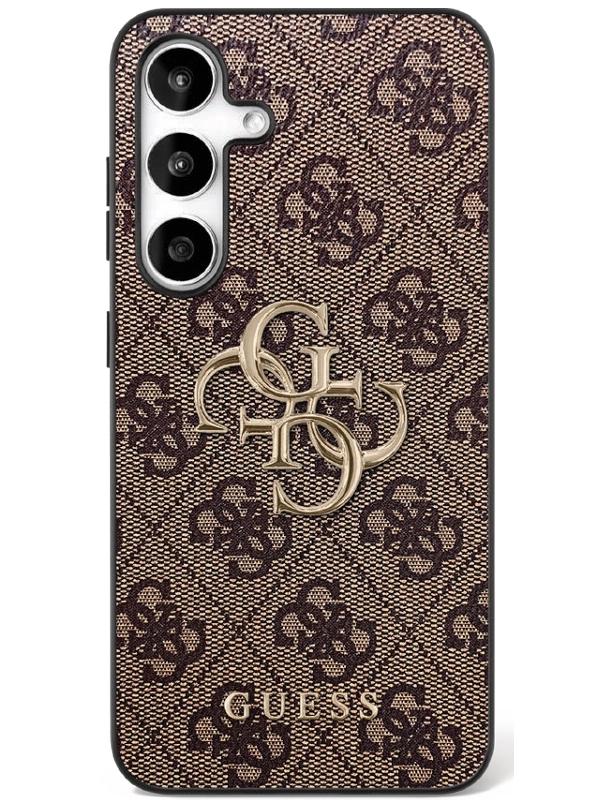 GUESS futerał do SAMSUNG S25 FE GUHCS25FE4GMGGR (PU Leather 4G Metal Logo) czarny