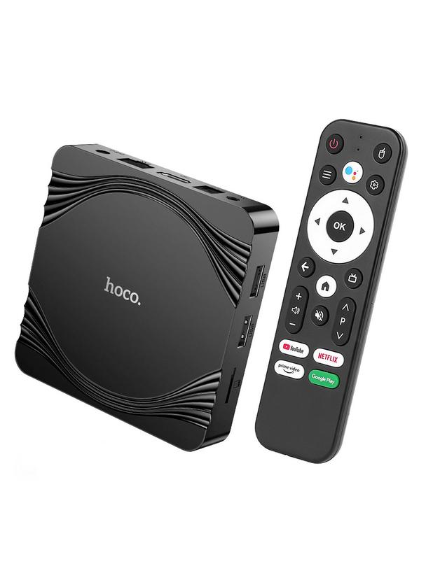TV box Hoco WiFi 4K Android  DQ10 czarny