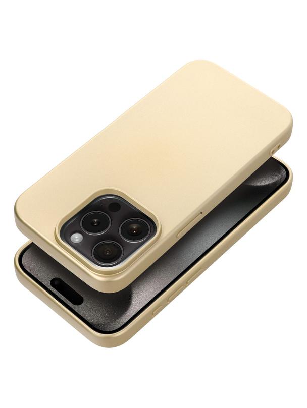 Futerał METALLIC do IPHONE 15 Pro złoty
