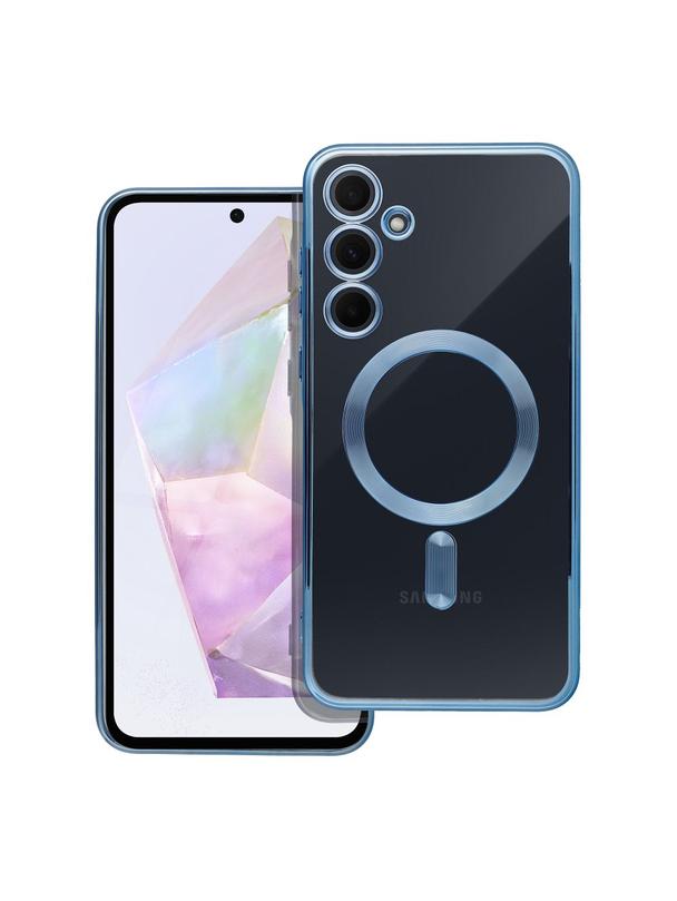 Futerał ELECTRO MAG COVER kompatybilny z MagSafe do SAMSUNG A35 niebieski