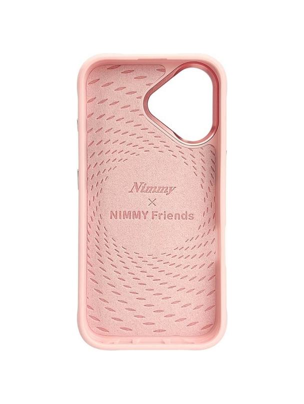 NIMMY futerał GLASSES COOL CAT kompatybilny z MagSafe do IPHONE 16 różowy